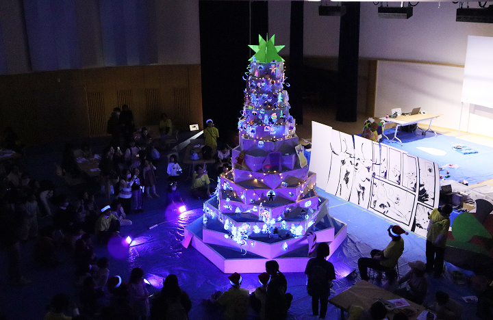 芸工大ワークショップ　クリスマスオーナメント＆ツリーをつくろう！