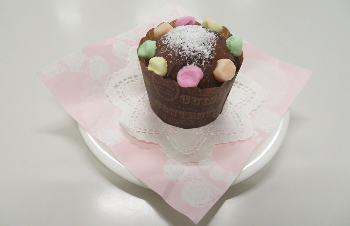 バレンタインのチョコマフィンづくり