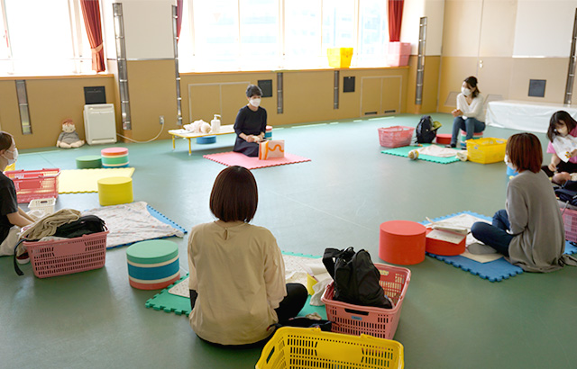 赤ちゃんとのふれあい講座①